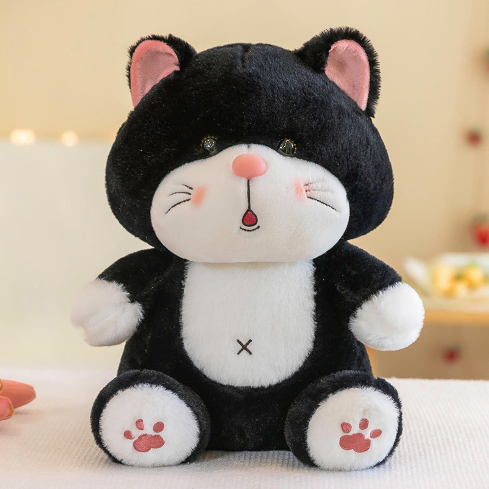 Kawaii Cat Plush Toys Realistic Stuffed Doll Creative Cute Simulation Stuffed Toy For Children Girls Gift Decoration Collection