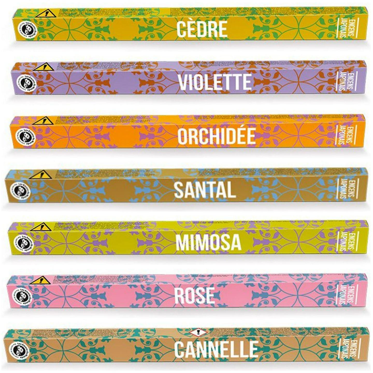 Discovery Japanese Incense Set - 7 x 12 sticks