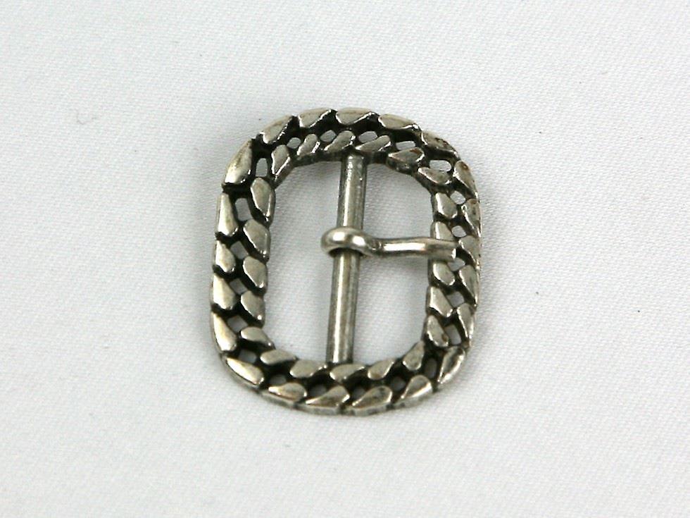 Oval Metal Buckle Silver - each