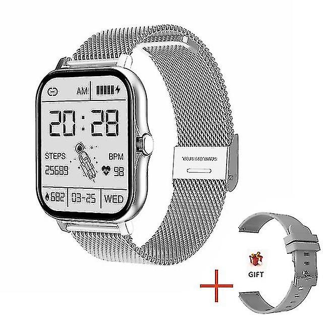 Kobiety Smart Watch Mężczyźni 1.69 "Cor Screen Full Touch Fitness Tracker