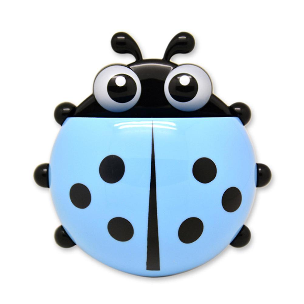 Lovely Ladybug Toothbrushes Wall Suction Bathroom Sets Cartoon Sucker Toothbrush Holder