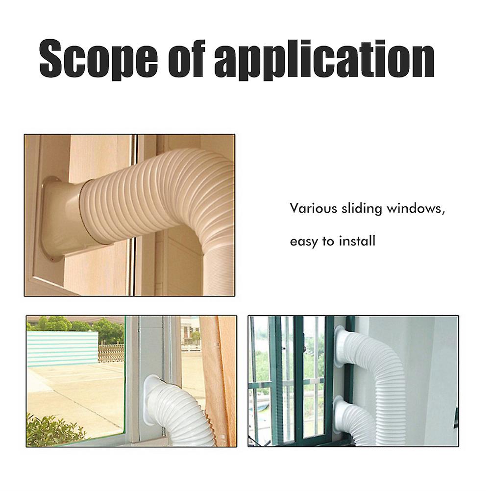 Portable Air Conditioner Window Kit Adjustable Window  for Air Conditioner Sliding AC Window Vent Kit