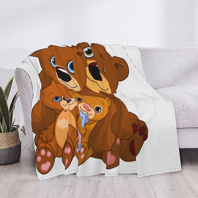 Disney Brother Bear Custom Name Blanket Printed Soft Flannel