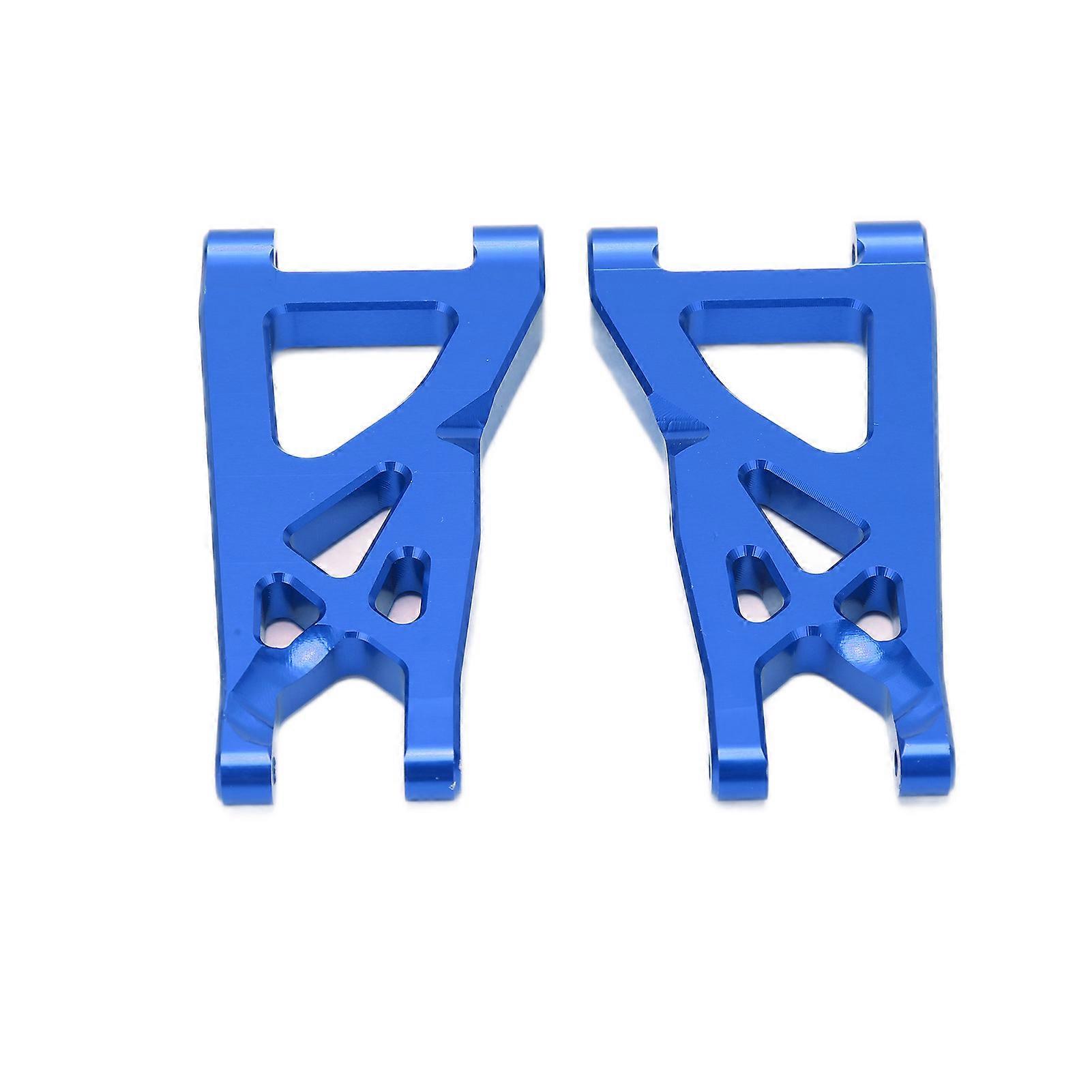 2Pcs RC 1/10 Front Suspension Arms, Aluminum Front Swing Arms for ARRMA Senton and Other 1/10 RC Cars, Blue
