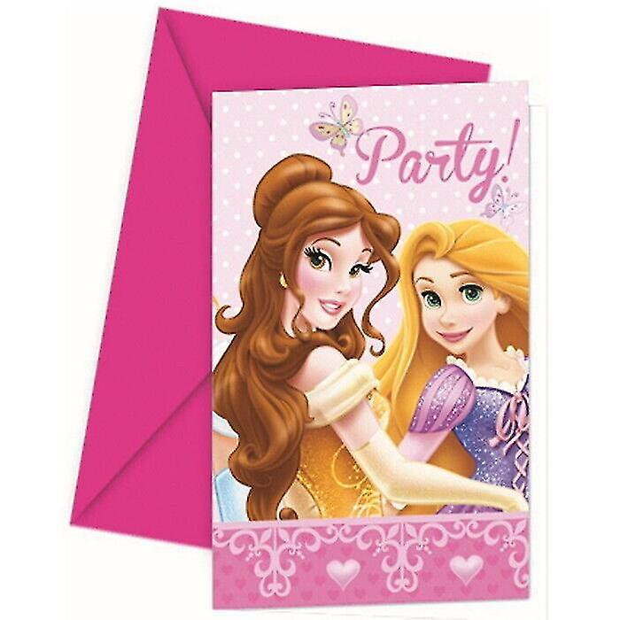 Disney Princess Party Invitations (Pack of 6)