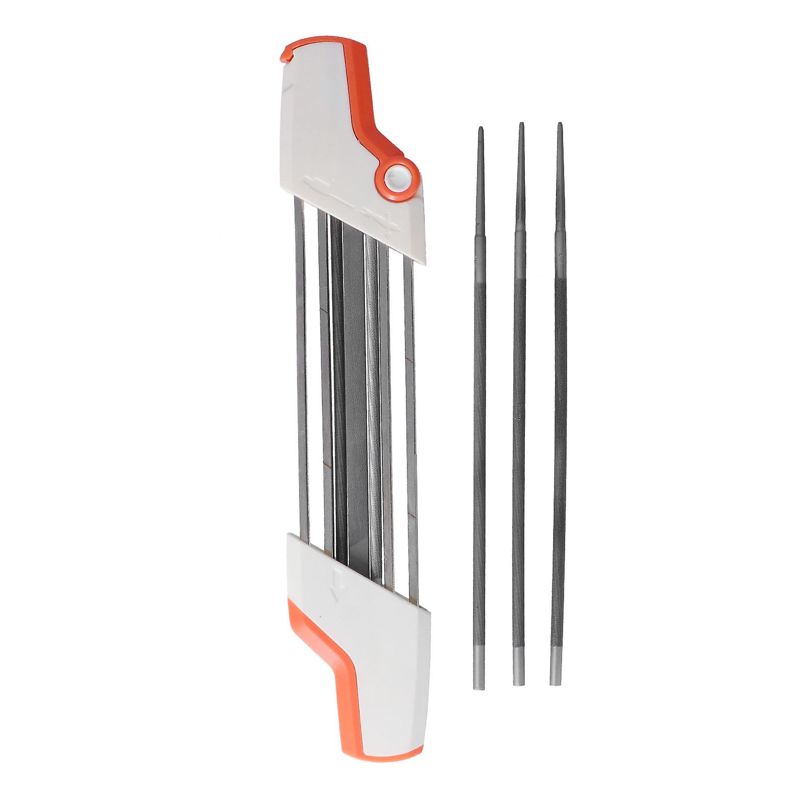 Chainsaw Sharpener Easy File Replacement Kit Power Tool Accessories Hardware Set for Precise Blade Maintenance and Durable Performance