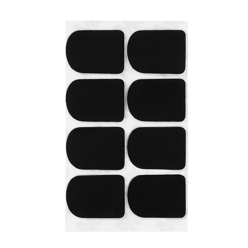 Protective cushion for soprano, alto, tenor, clarinet saxophone mouthpiece, black, small oval, 0.5 mm