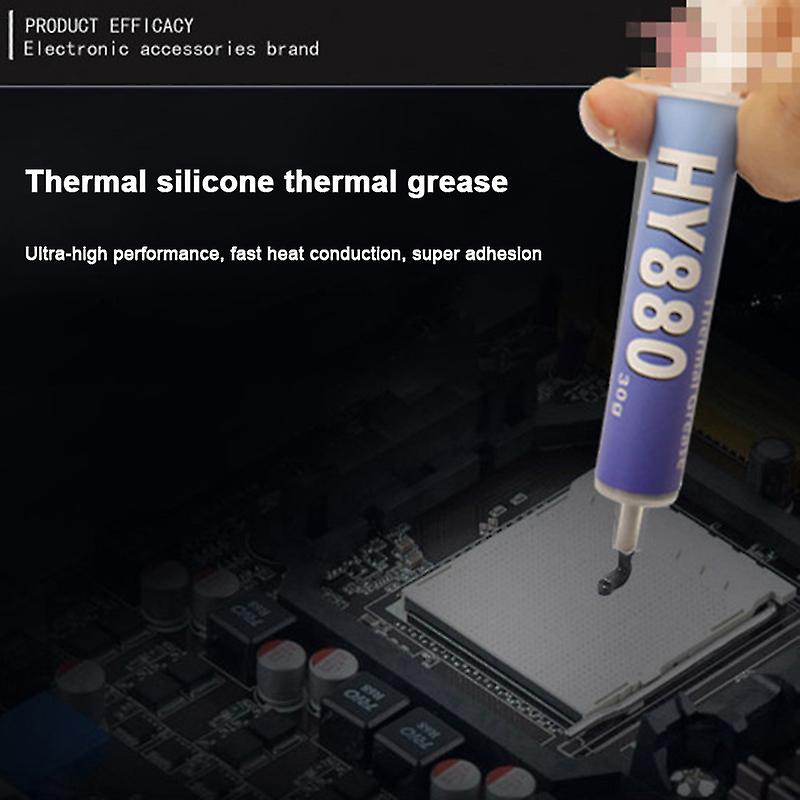 HY880 30g Nadelschlauchverpackung Super Kohlenstoff Nano Wärmeleitpaste für CPU GPU LED