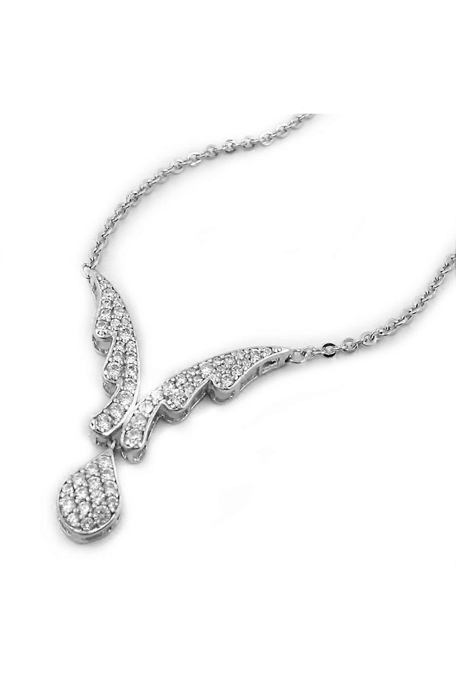Necklace With Pendant Silver 925 43cm - Gl130066-43