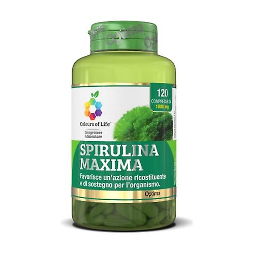 Spirulina Maxima 120 tablets of 1000mg