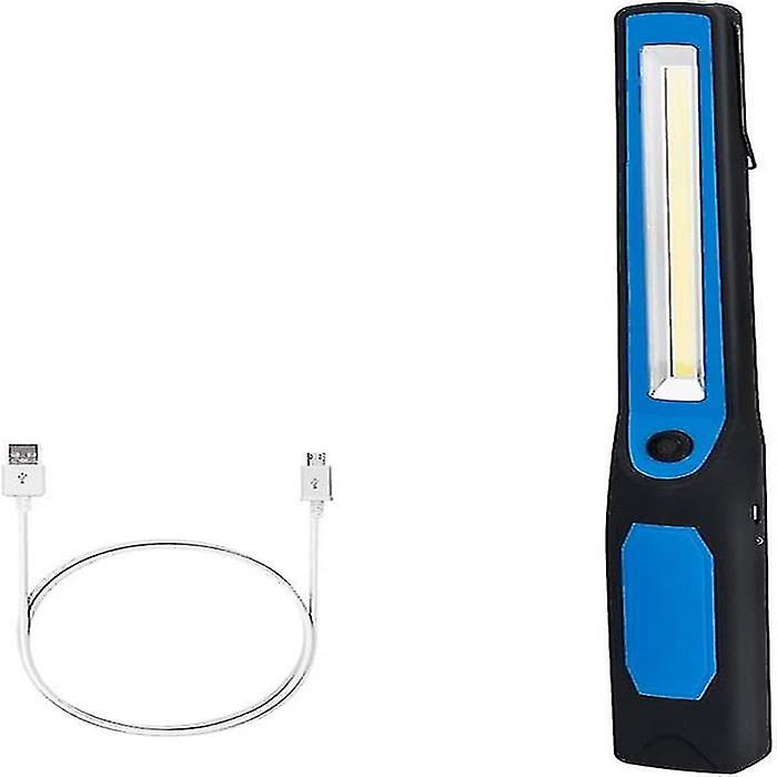 USB Rechargeable 2-in-1 Inspection Work Light with Magnetic Base