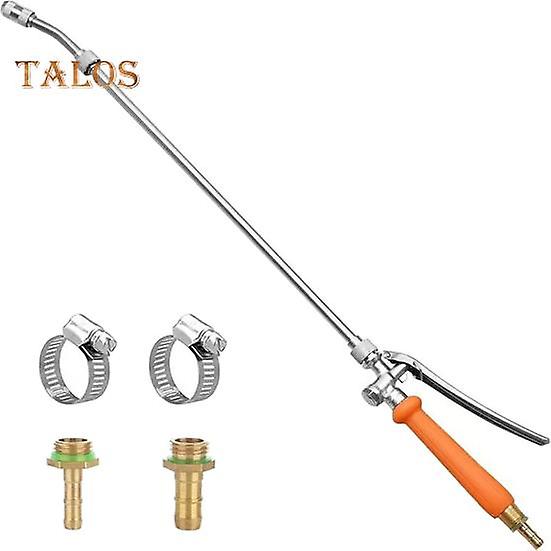 Udendørs blomstersprøjtestav med messingmodhager Anti-skridsikkert gummihåndtag Behageligt greb Rustfast havesprøjte