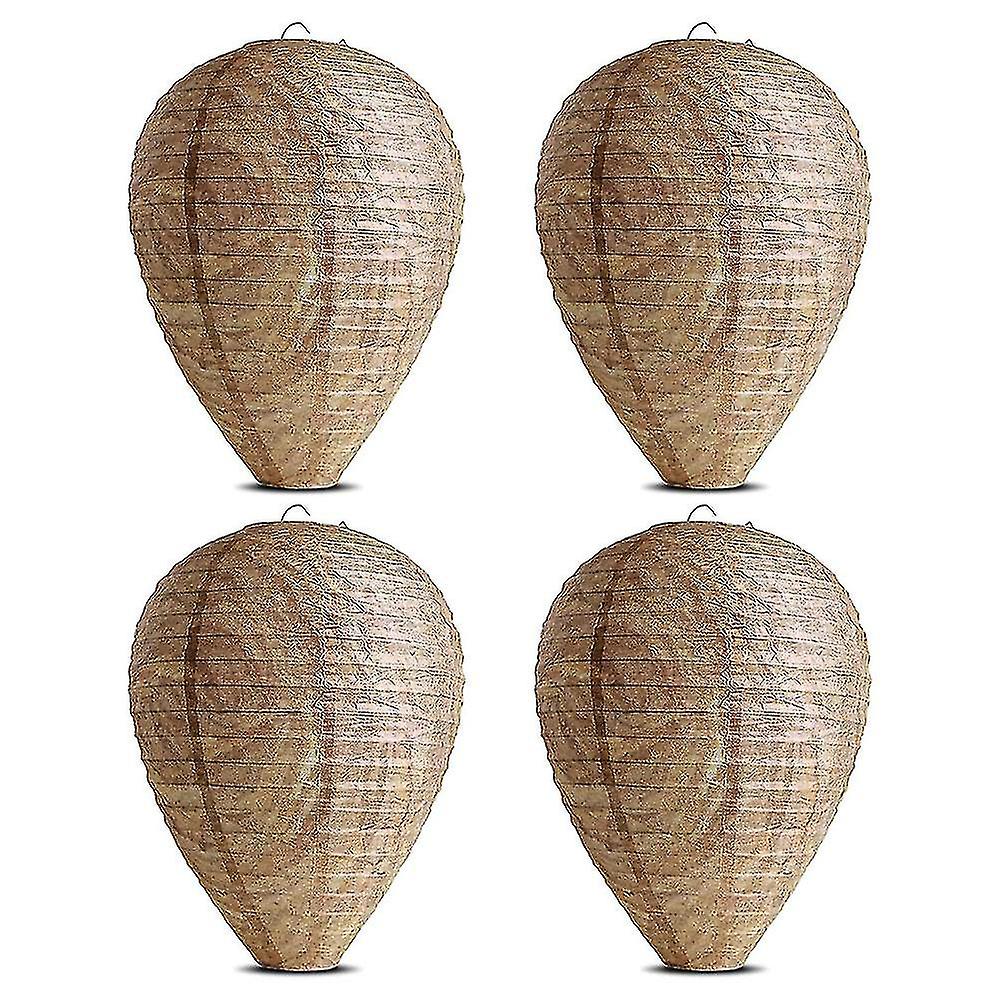 Wasp Nest Decoy - 4er Pack - Hängendes falsches Waspnest