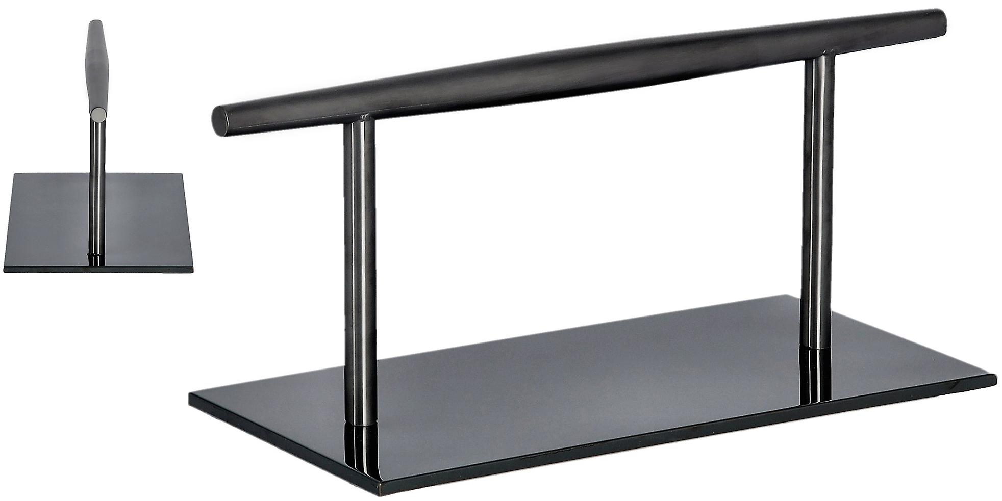 Poggiapiedi da parrucchiere base antiscivolo nero