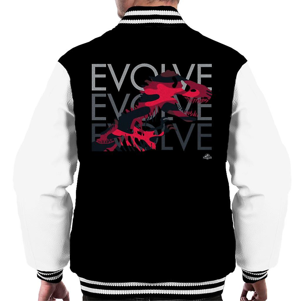 Jurassic Park T Rex Evolve Evolve Evolve Men's Varsity Jacket