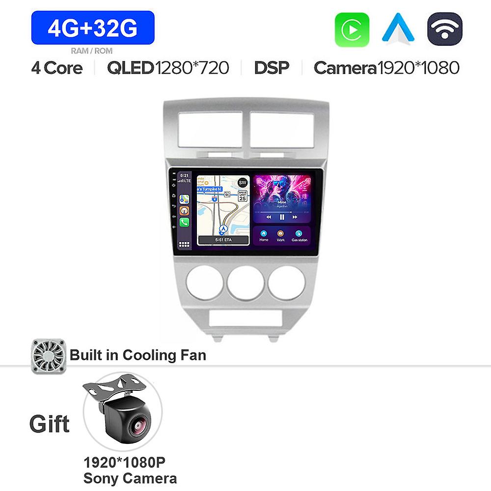 Android 13 4g Player For Dodge Caliber Car Radio Multimedia Player Head Unit 2007 - 2010 Car Radio Multimedia Gps Navigation