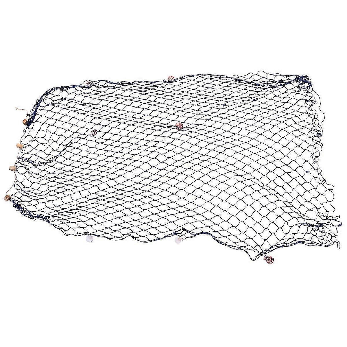 Shell Netting Decors Fishing Net Decor Photography Wall Decor Decorative Shell Nets Nautical Party Favors