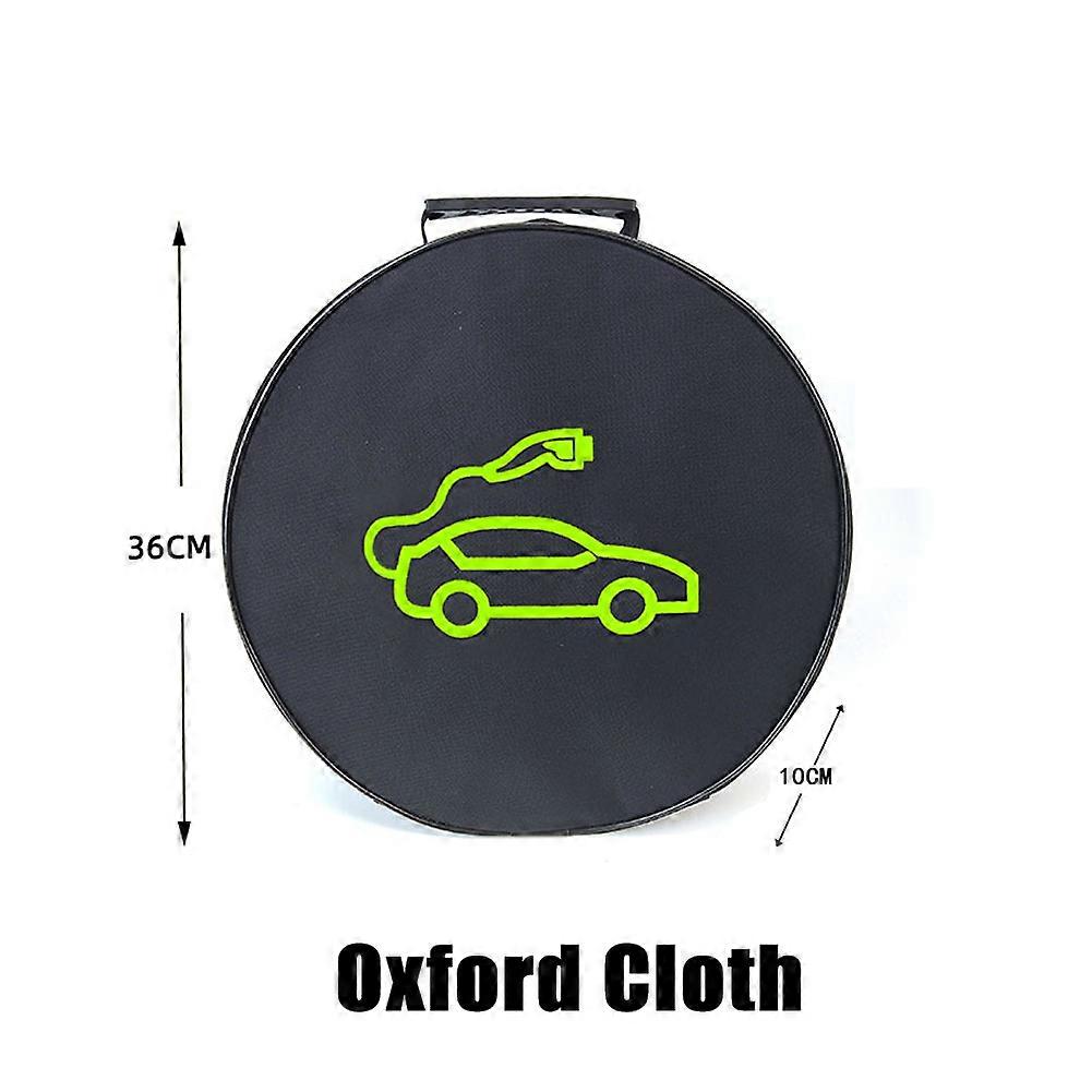 Car Charging Cable Storage Bag Carry Bag For Electric Vehicle Charger Plugs Sockets Jumper Cables Equipment Container Storage