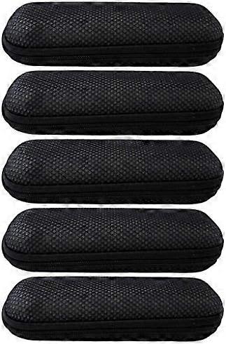 10 black cases for storing eyeglasses