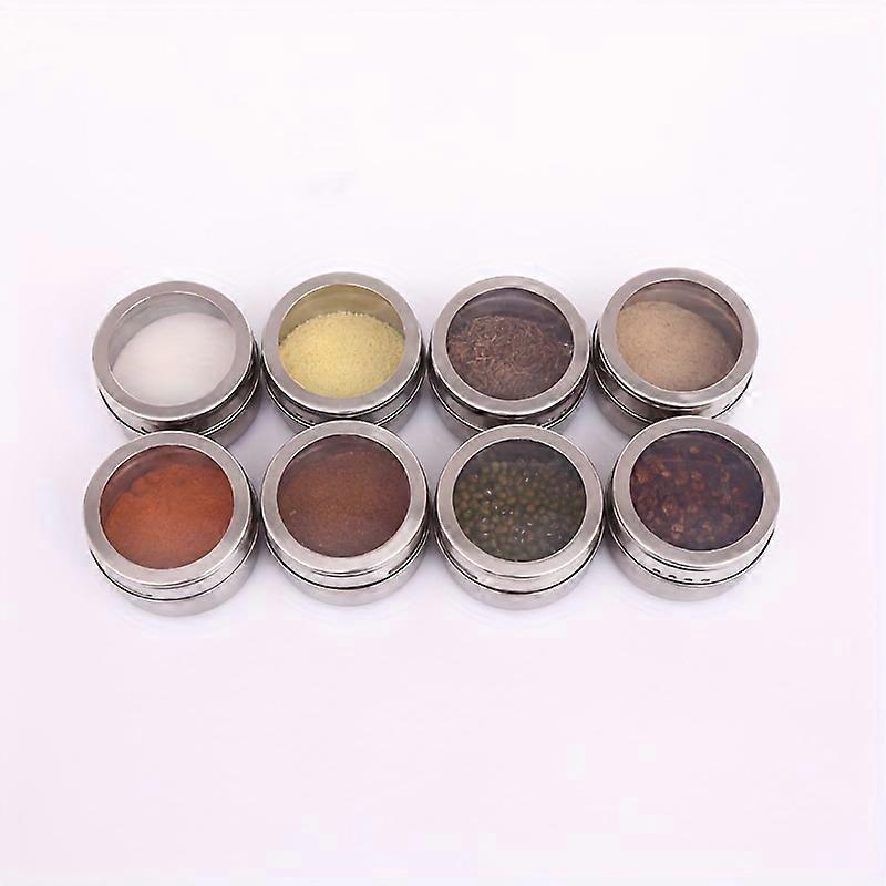1/4/6/8/10個、磁気スパイス容器、磁気調味料容器、磁気調味料瓶、磁気スパイス瓶、磁気スパイス缶、塩とP