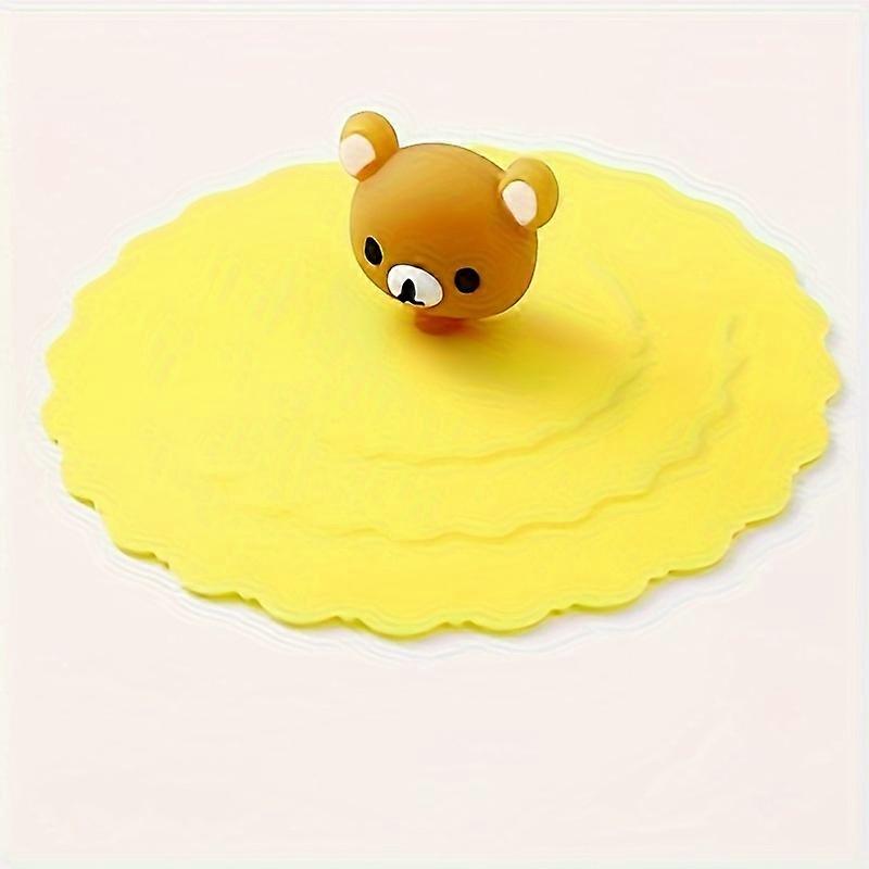 1/2/3pcs Silicone Cup Lid, Leak-proof And Dust-proof Ceramic Tea Cup Lid, Sealed Bowl Lid, Multi-purpose Sealed Fresh-keeping Cover