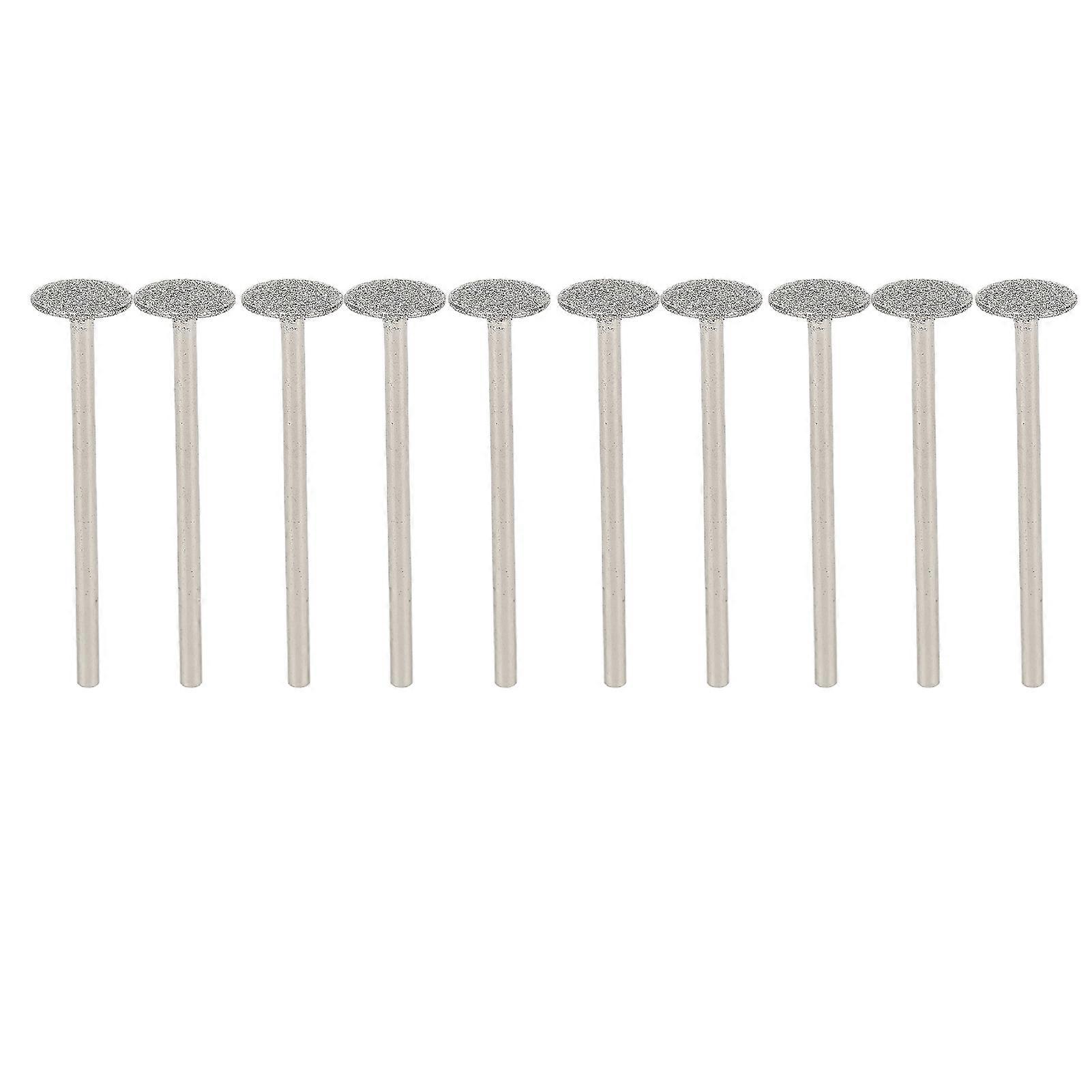 10pcs Nail Grinding Bits Rotary Manicure Polishing Head Set Interchangeable Nail Drill Bits