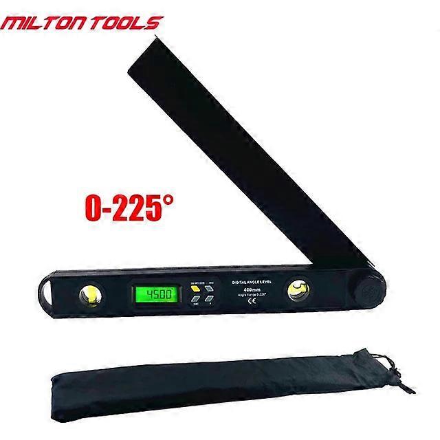 0~225° Spirit Level Gauge Meter Digital Angle Finder Electronic Protractor 400mm