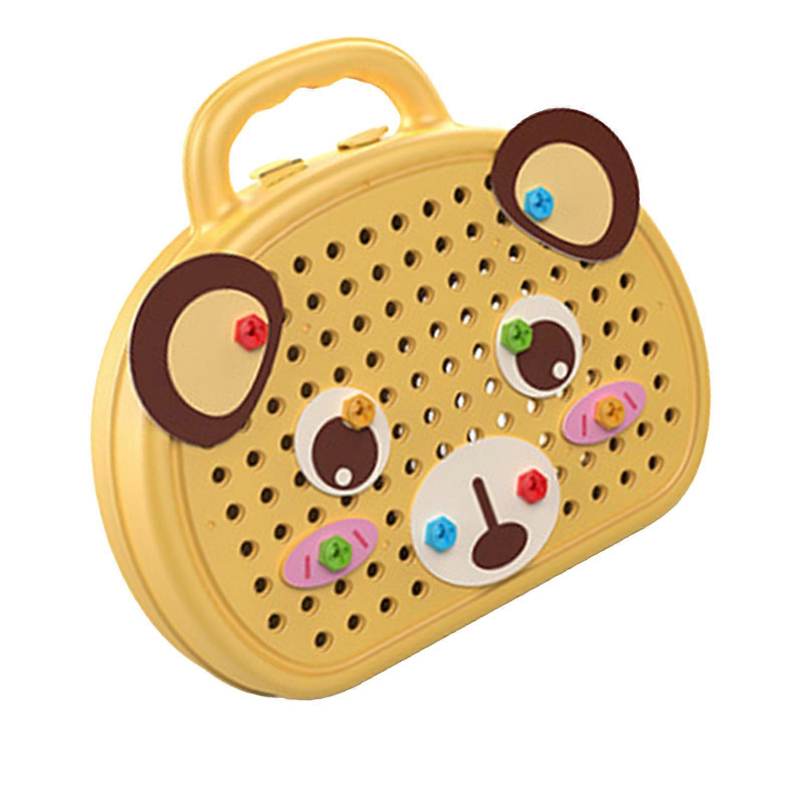 Engineering Electric Drill Toy Screw Assemble Engineer Educational Drill Toy For Kindergarten