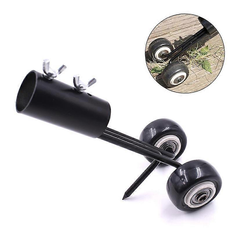 Patio Weeder with Wheels,Garden Weeding Tool,Kneeling-Free Weeding for Cleaning Between Slabs, Blocks, Patios and Lawns
