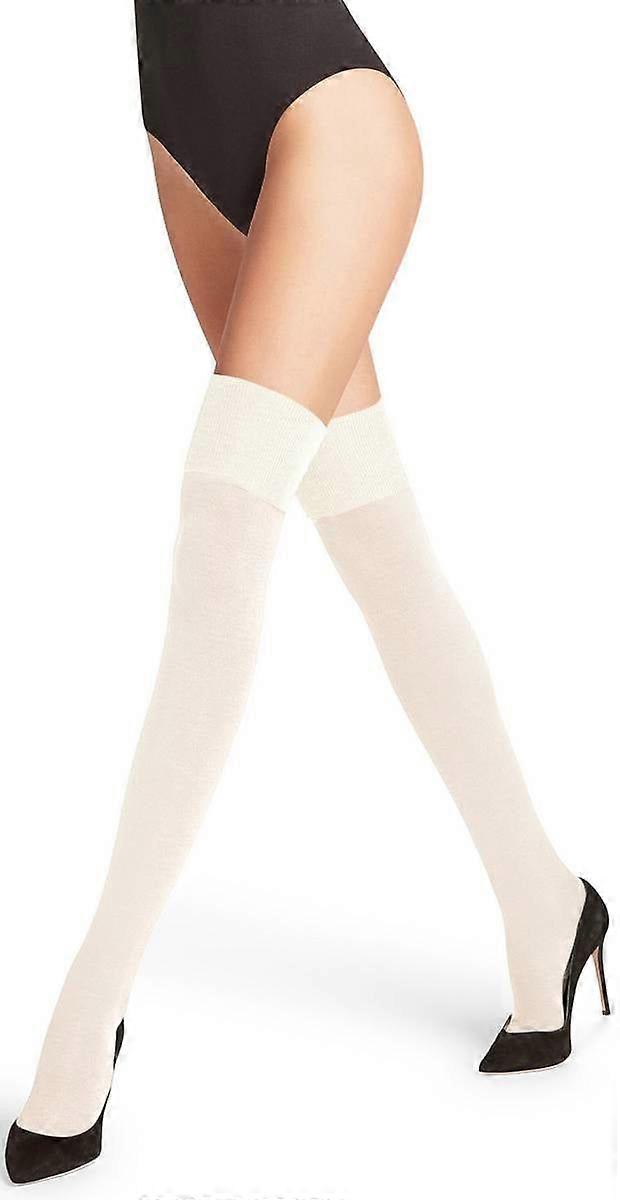 Falke Softmerino Over the Knee Socks - Off White