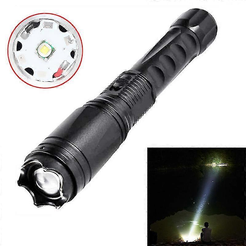 Led Flashlight Torch 3 Modes Flash Light Waterproof Lamp For Camping Hunting Night