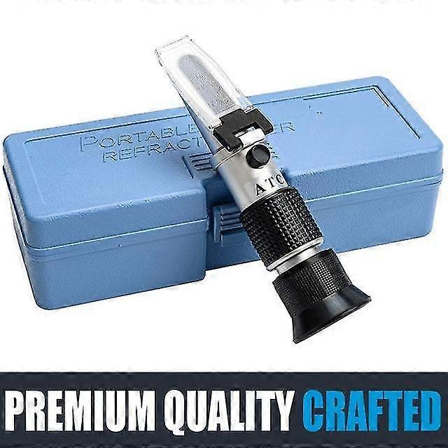 Honey refractometer for honey moisture, brix and baume, 3-in-1 uses, 58-90% brix scale range honey moisture tester with atc