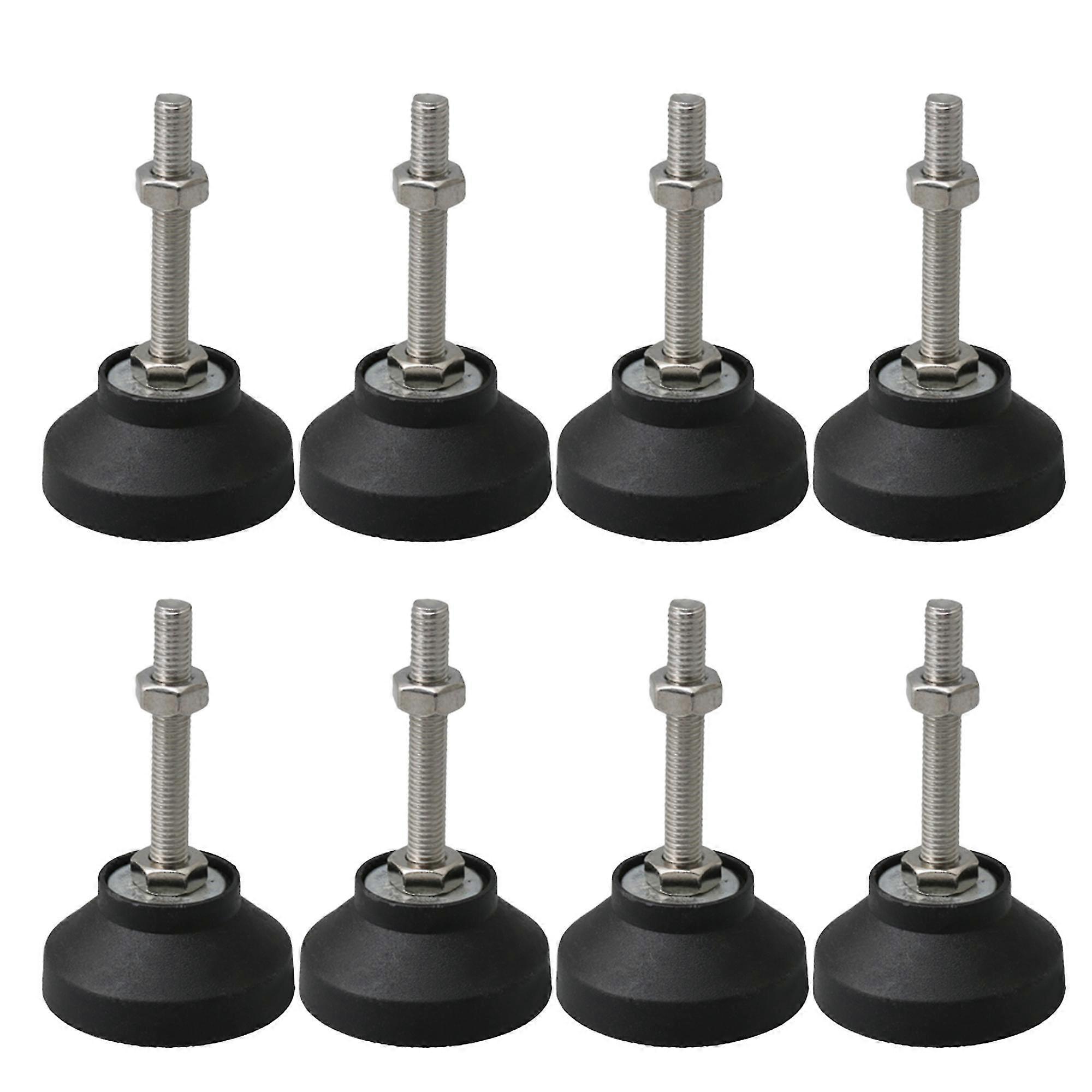8 Pieces Adjustable Furniture Glides Table Desk Leveling Feet Legs M8x53mm