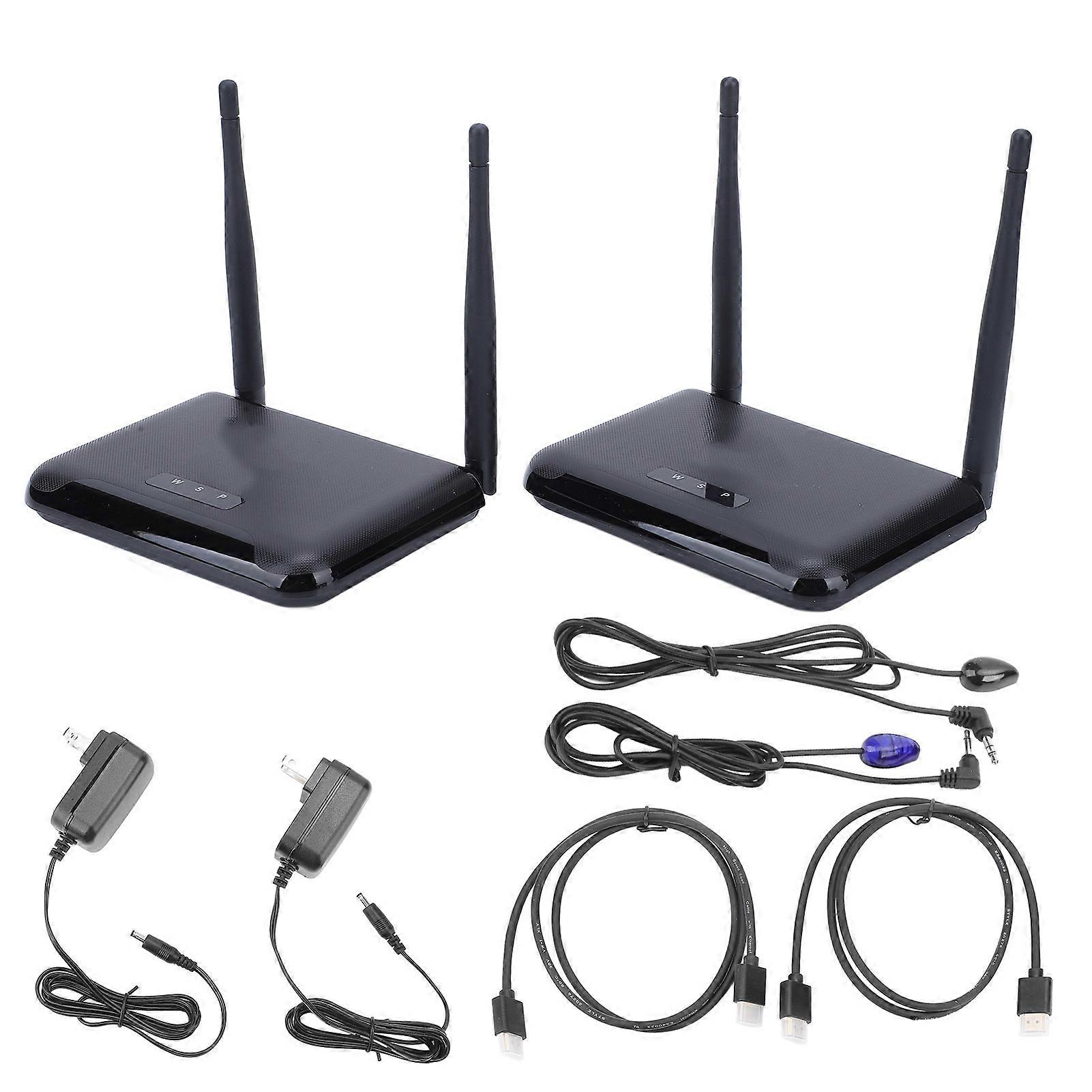 HD Multimedia Interface Expander WIFI Wireless Stereo Audio Video Receiver Transmitter 100240V US Plug NO.3500