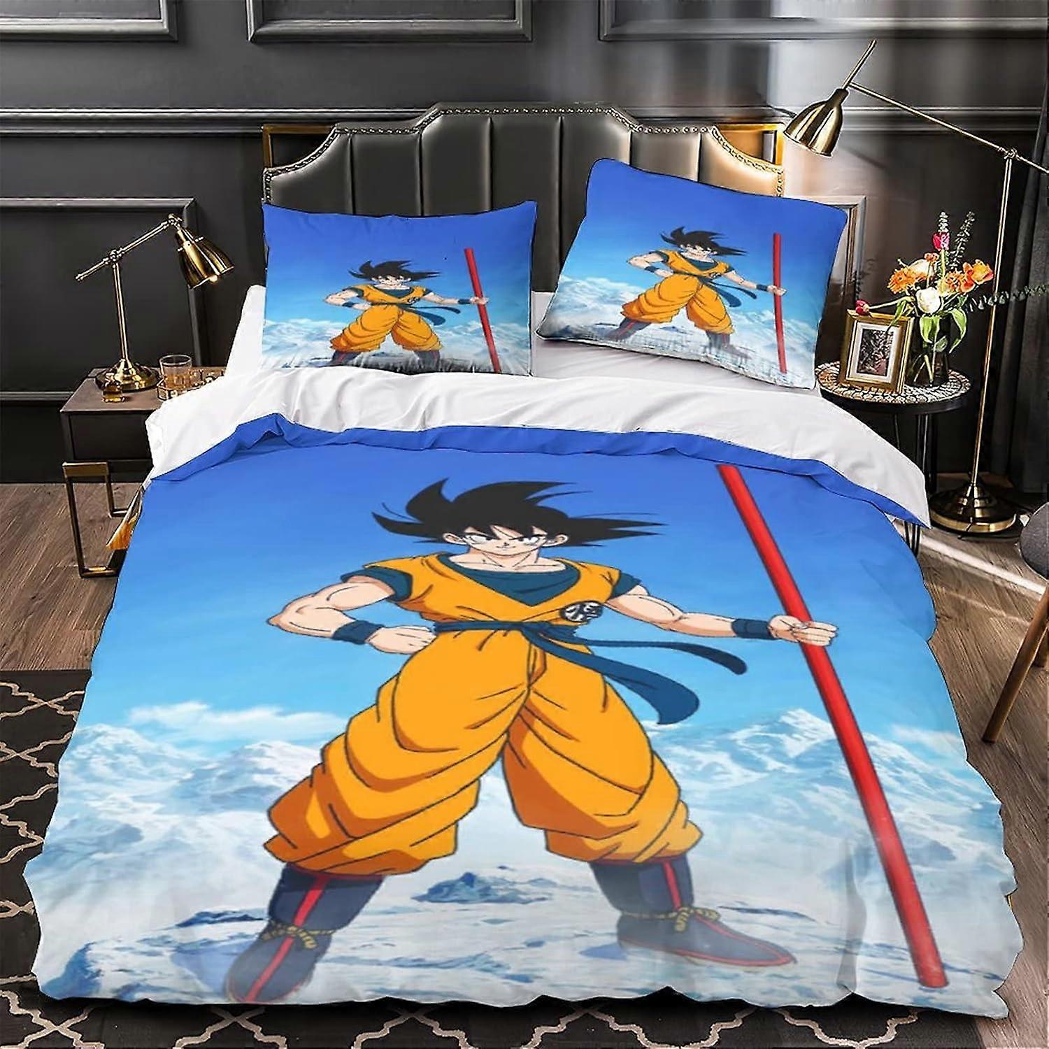 Goku Copripiumino Set D Modello A Sangue Caldo Kingcraft Set