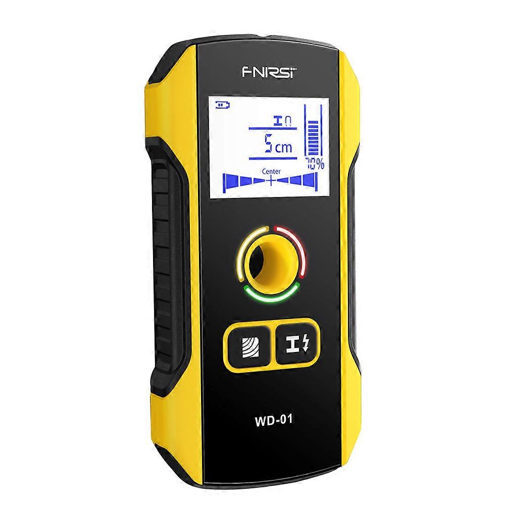 Portable Handheld Wall Detector Scanner Wooden AC Wires Metal Pipes Rebars Detecting Tool Indicator Light Drill Hole Positioning Tool