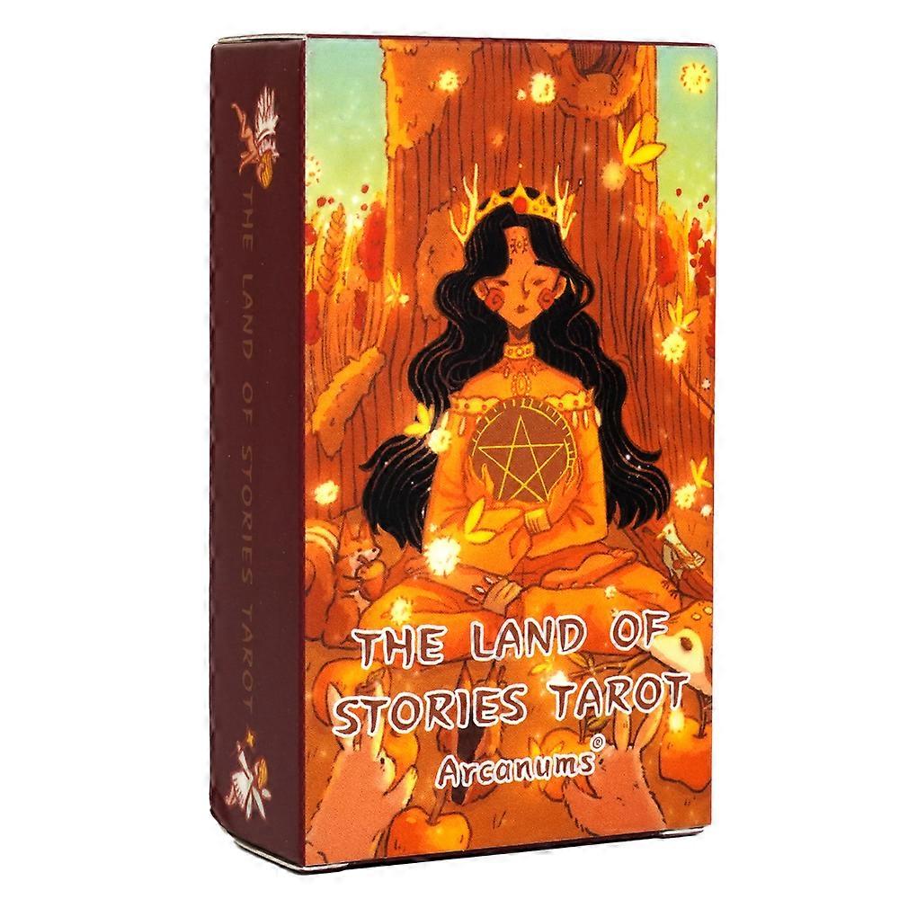 En Yeni 78 Kart Hikayeler Ülkesi Tarot Oracle Kartları İngilizce Versiyonu Kader Kehanet Tarot Kartları Aile Partisi Masa Masa Oyunu