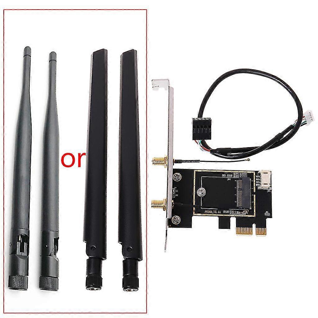 Reader Card Converter M.2 Ngff To Pci-e Converter Bluetooth Adapter Power Cable