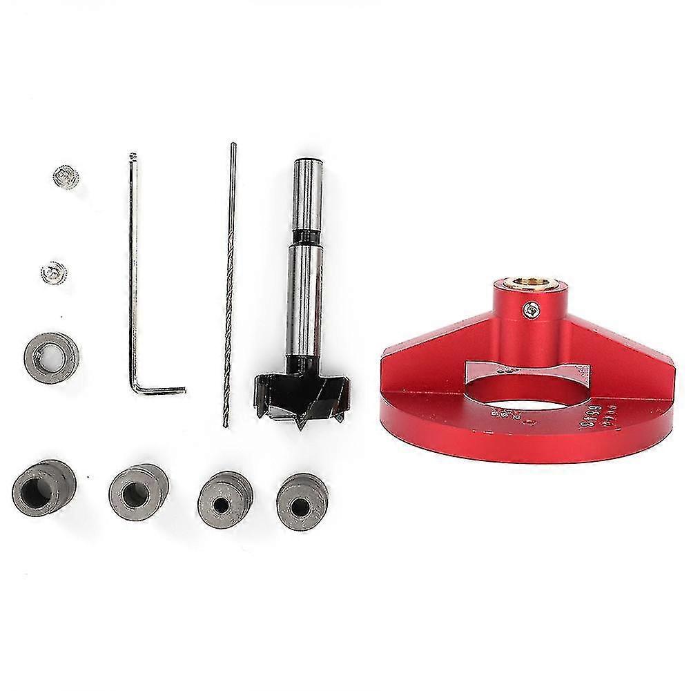 Woodworking Self-centering Vertical Doweling Jig Drill Guide Hole Punch Locator Carpentry Tool 35mm