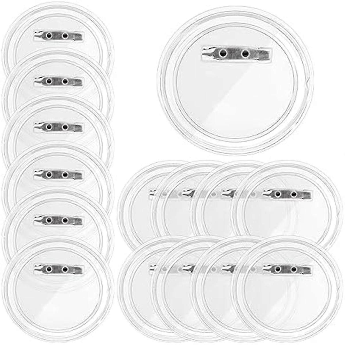 Set of 15 Acrylic Button Pins,Button Pins Make Your Own Button Picture Button Badges for DIY Crafts