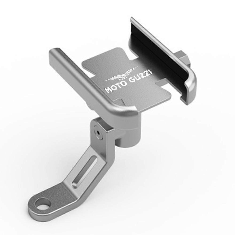 For Moto Guzzi V100 Stone V8S TT Bobber Breva 850 1100 1200 Mandello V7 CNC Handlebar Mirror Mobile Phone Bracket Stand Holder