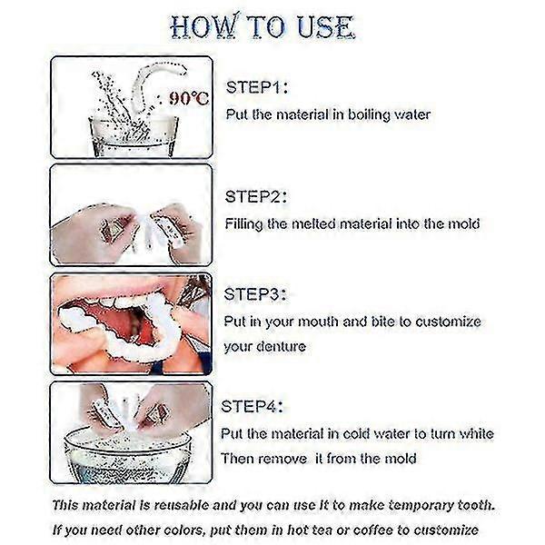 Upper/lower  Comfort Fit Flex Whitening Denture Braces