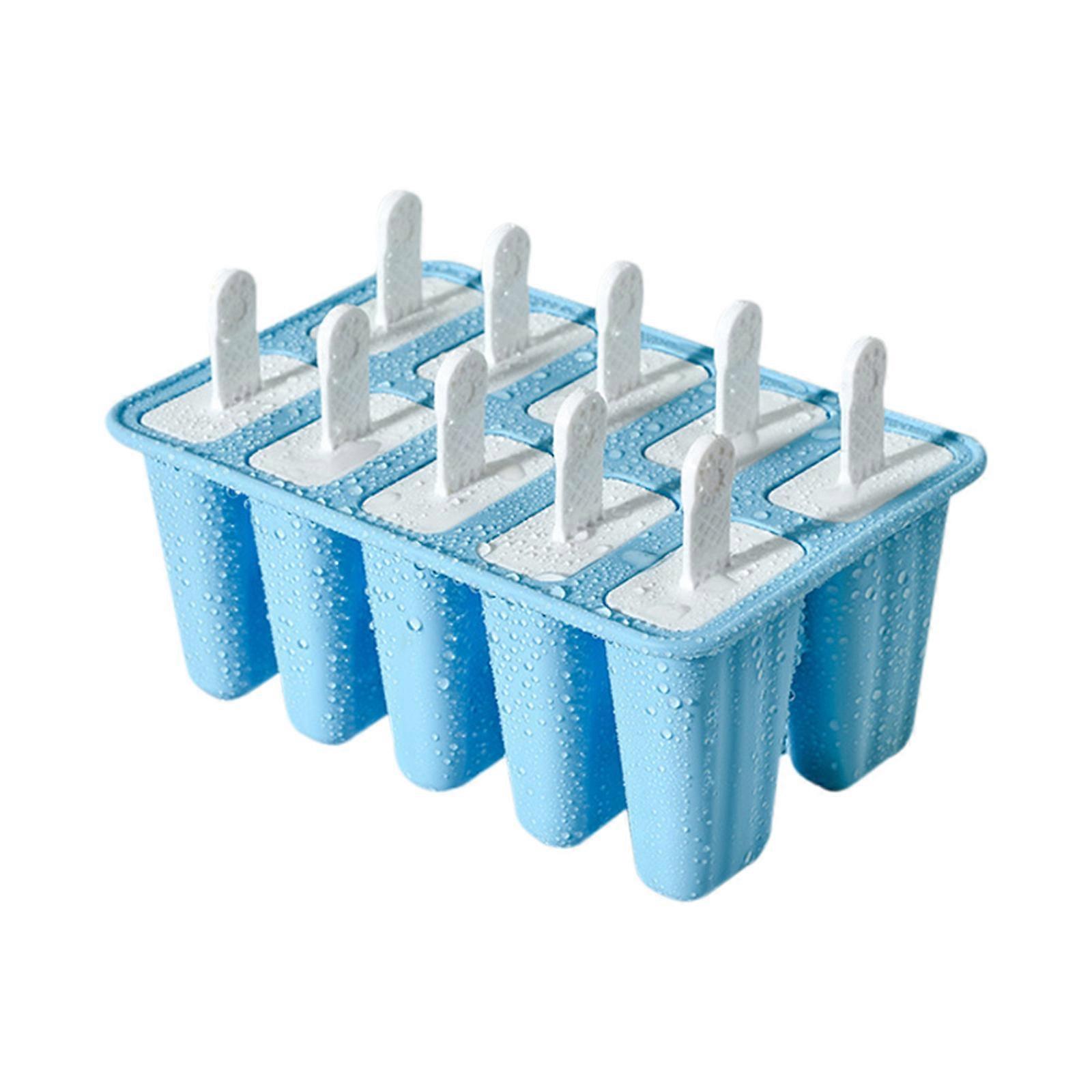 Silicone Ice Pop-Molds, Easy Release Ice Cream, Reusable Popsicle Stick With For Homemade Popsicles & Ice Cream