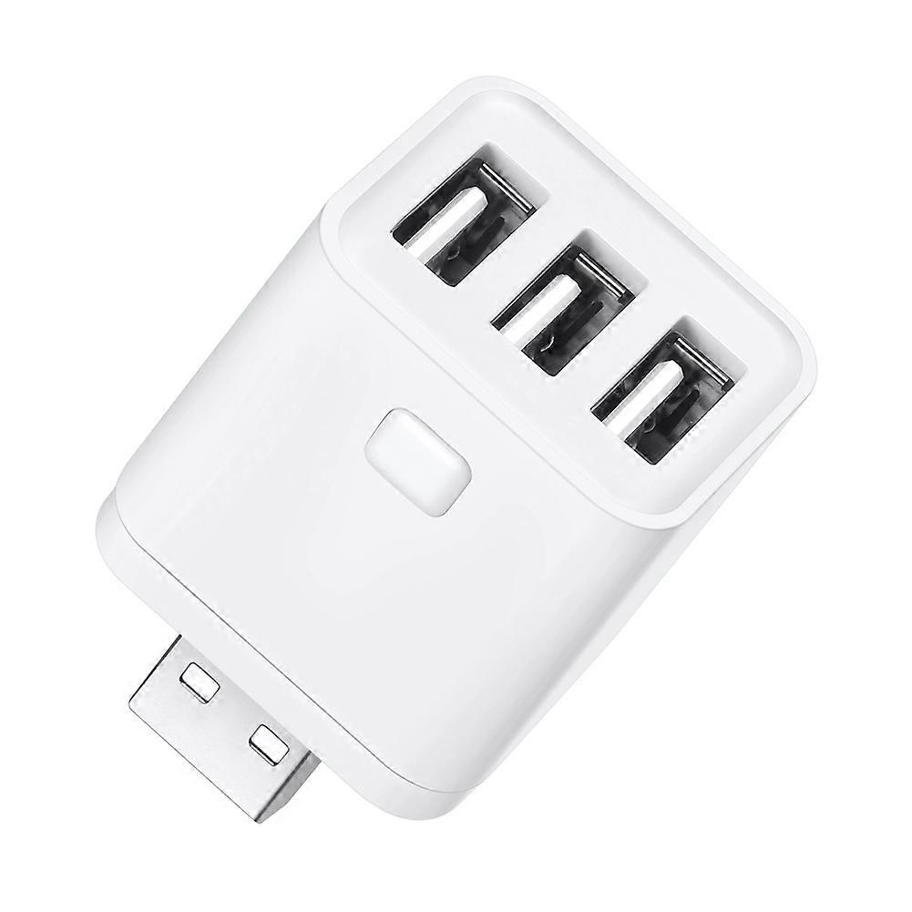 Tuya Zigbee Micro-USB Adaptor Switch 3 Gang Mini USB Power Adaptor APP Voice Control for Alexa