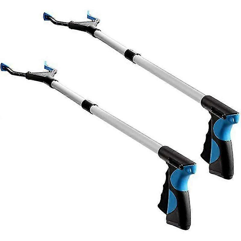 Folding Grabber - Set Of 2 - Ergonomic And Lightweight Grabber Tool - For Waste Collection - 81.3 Cm