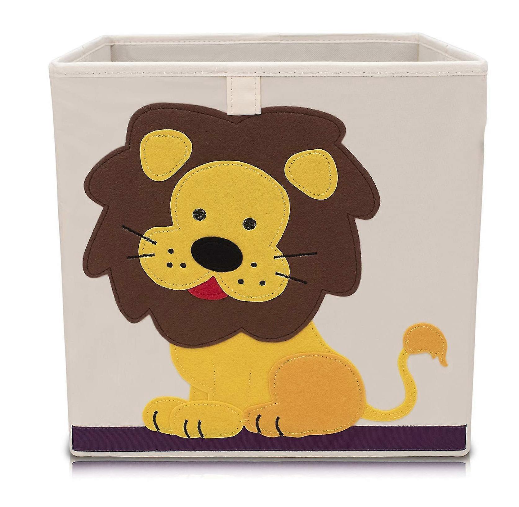 Children's Storage Box For Any Nursery Kids Play Toy Lion Pattern