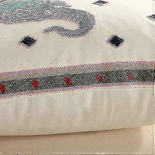 Pillowcase Cotton Ethnic Style Embroidery Pattern Soft Pillowcase Sofa