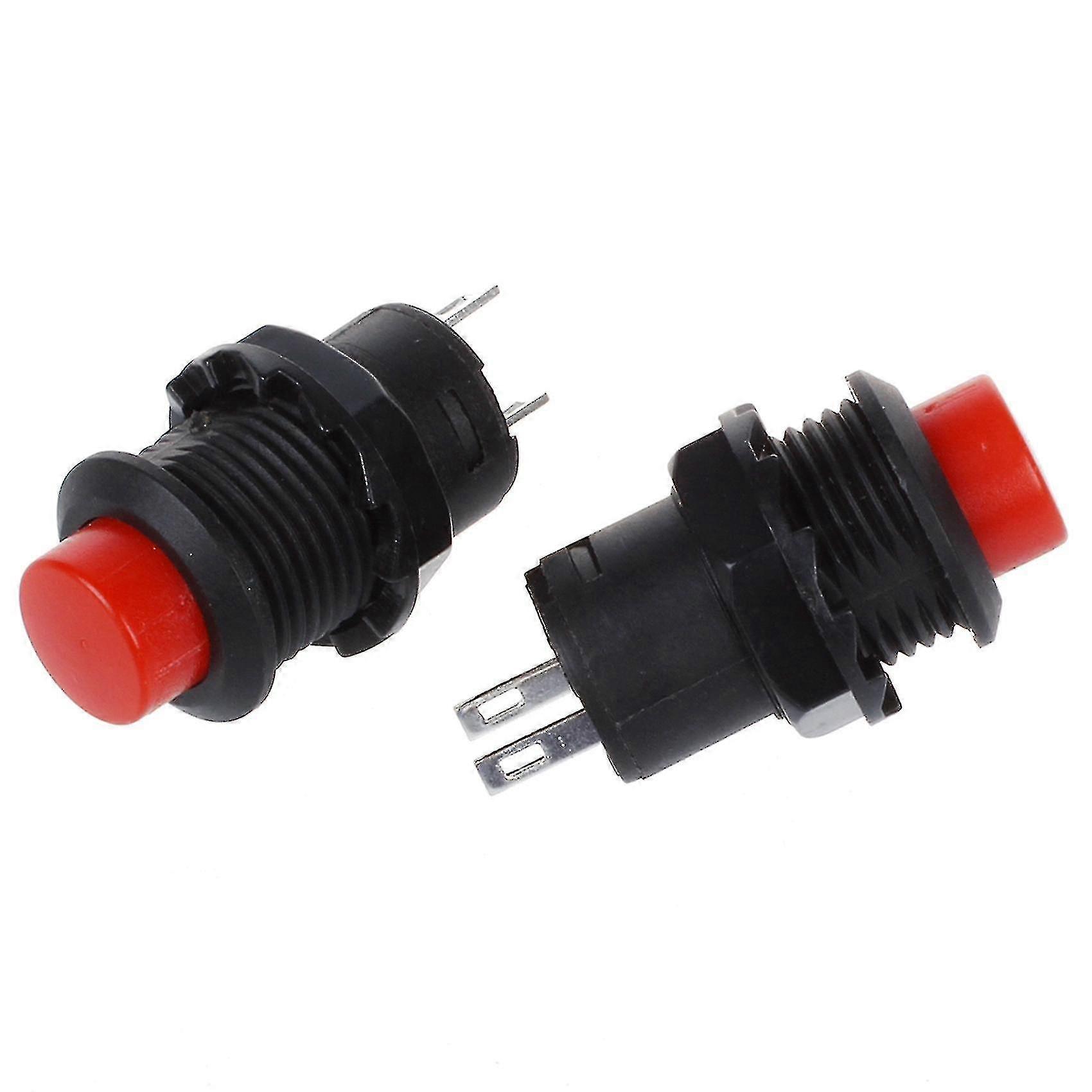 5 Pcs X Momentary Dash Off-(on) N/o Push-button Switch Car/truck 9v