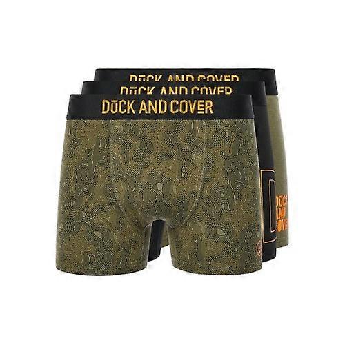 Duck and Cover Mens Alizium Boxer Shorts (Pack of 3)