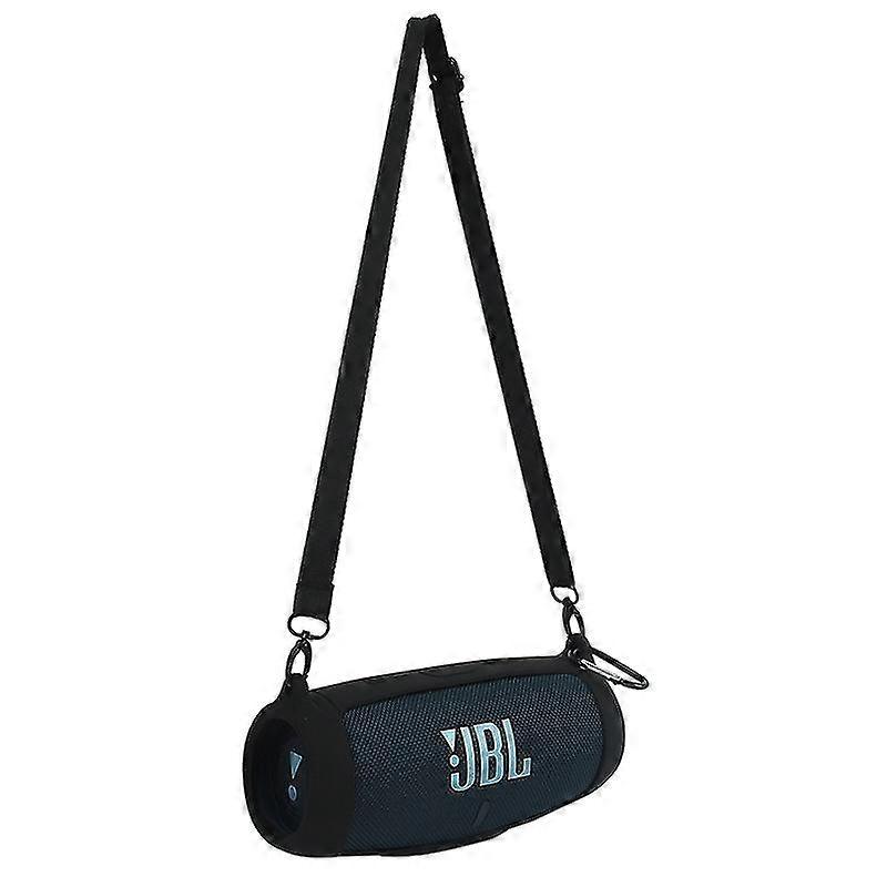 For JBL Charge 5 Carrying Case Bluetooth Speaker Anti-drop Protective Cover with Shoulder Strap and